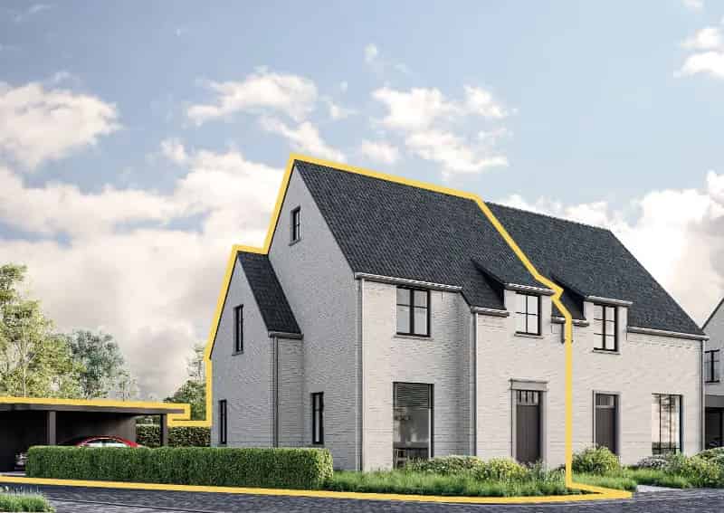Energiezuinige Nieuwbouwwoning te Lauwe 3 slaapkamers