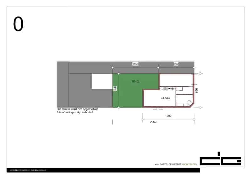 Bouwgrond 180m² Schelle Centrum HOB Ruime Woning