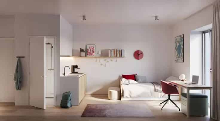 Studio te Koop Gent The Albert Studentenresidentie