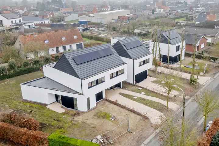 Huis te koop moderne halfopen nieuwbouwwoning in Machelen