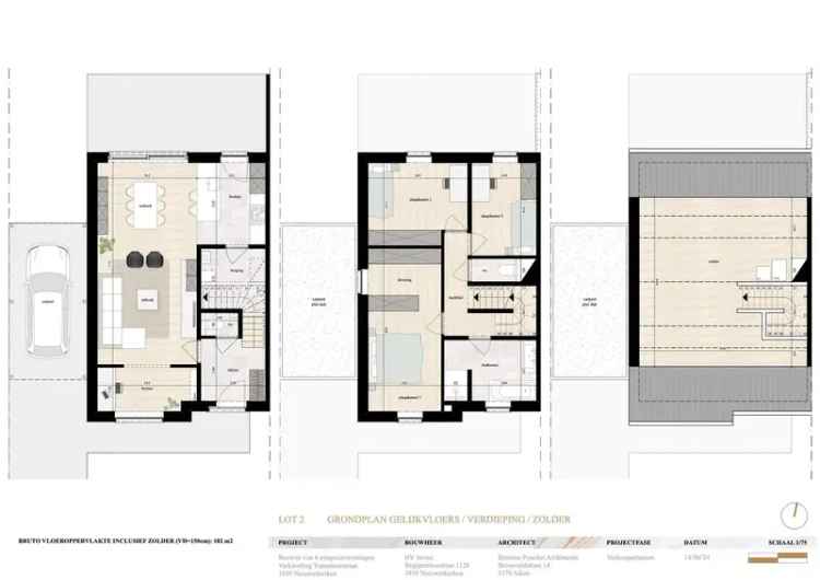 Zes Kwalitatieve Halfopen Nieuwbouwwoningen met Tijdloze Architectuur te Koop