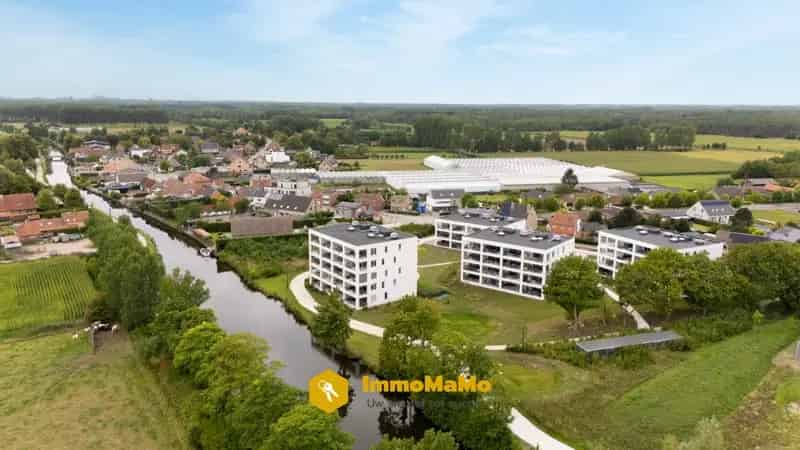 Appartement te koop Moerbeke 2 slaapkamers terras Moervaart