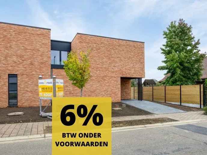 NIEUWBOUWWONING - 3 SLPKS - 6% BTW - RUSTIG GELEGEN - E-PEIL <15!