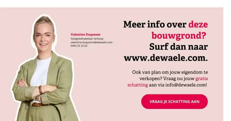 Bouwgrond 1000m² te Bellegem - Alleenstaande Villa