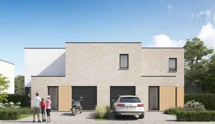 Moderne, halfopen woning