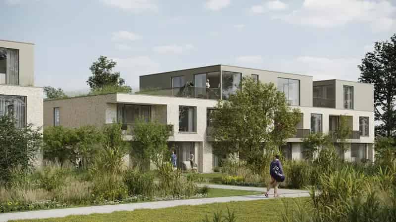 Appartement te huur Lommel: gelijkvloers, 2 slaapkamers, parkzicht