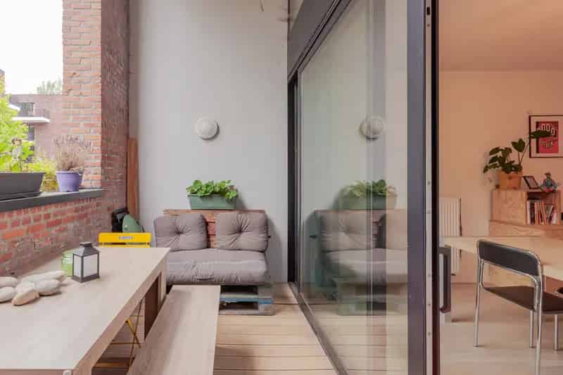 Duplex Appartement Gent 3 slaapkamers Terras