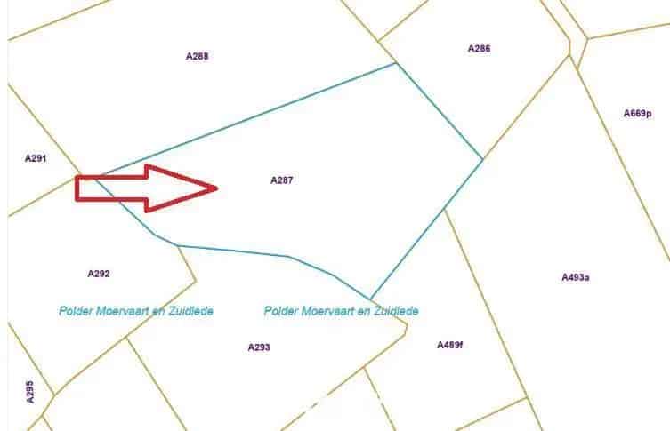 Bouwgrond 78a 50ca Lochristi - Sectie A 0287P0000