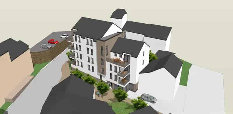 Bouwperceel 387m2 11 Appartementen Commerciële Ruimte