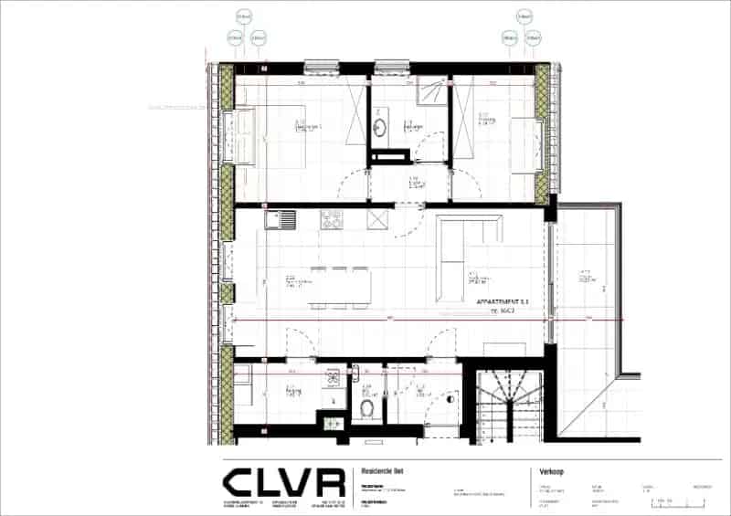 Nieuwbouw Appartement 1 Slaapkamer Diest
