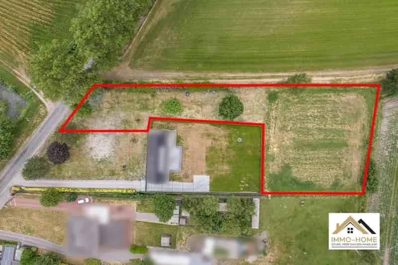 Bouwgrond te Koop Beervelde 992m2 en 2051m2 Open Bebouwing