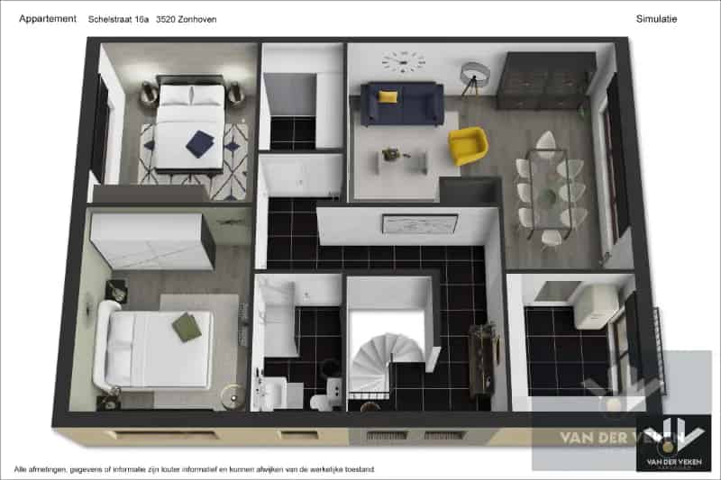 Appartement 2 slaapkamers te koop Zonhoven