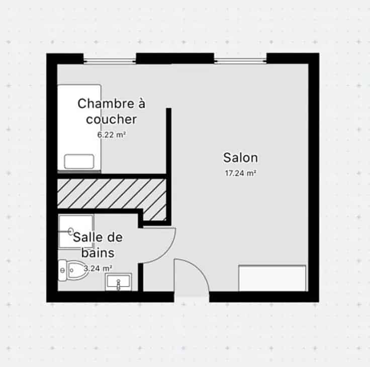 Studio te Koop Schaarbeek Residentie Josephine