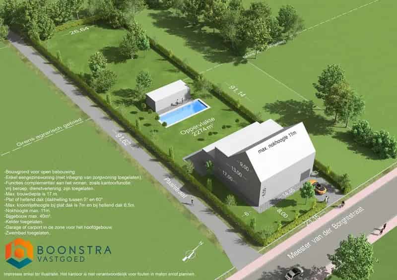 Bouwgrond 2274 m² Putte Grasheide Open Bebouwing