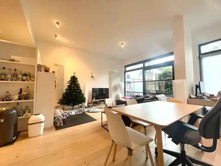 Appartement te huur Elsene Châtelain 89m² 1 slaapkamer tuin