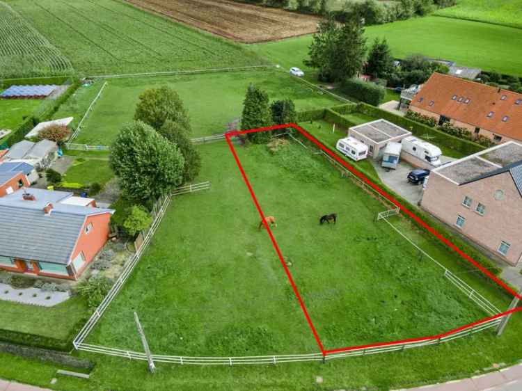 Bouwgrond voor losbouw - opp. 860 m² - 23.60 m breed