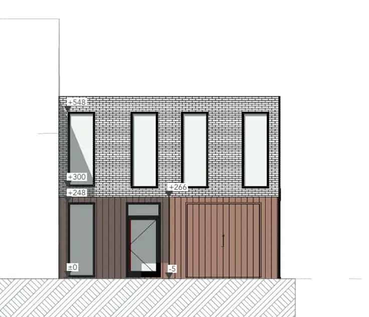 Halfopen Bebouwing Denderhoutem - Moderne Nieuwbouw Villa