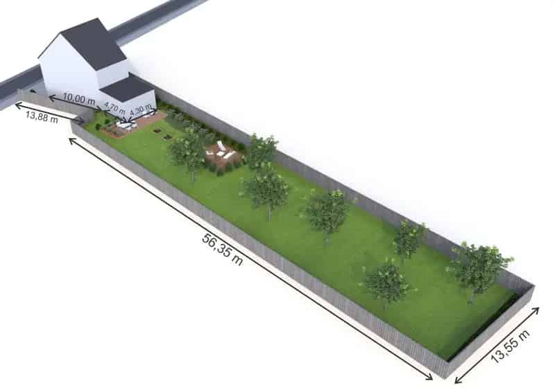 Bouwgrond 827m² Berendrecht Open Bebouwing