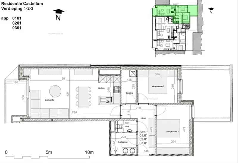 Nieuwbouw Appartement te Koop De Panne 2 Slaapkamers