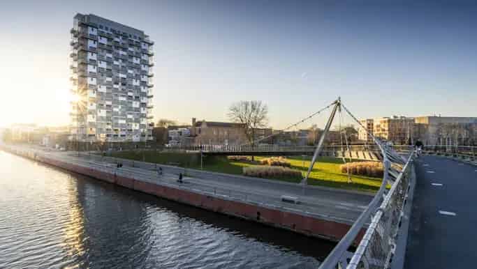Appartement te huur Kortrijk 3 slaapkamers 123m²
