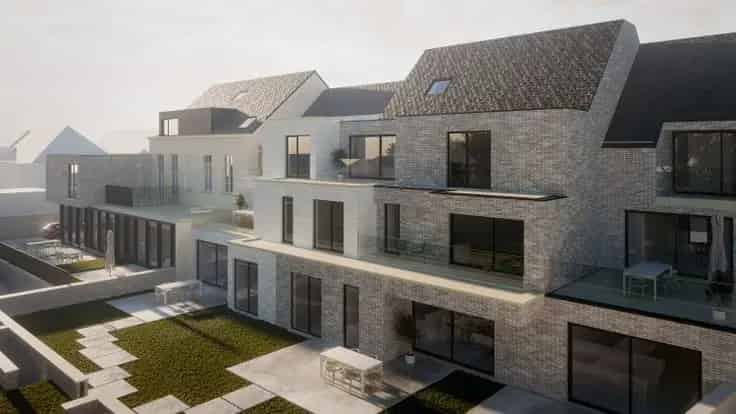Appartement 100m2 te koop Waarschoot - 2 terrassen - warmtepomp