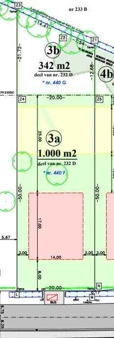 Bouwgrond (1342 m²) voor een open bebouwing in Zoersel!