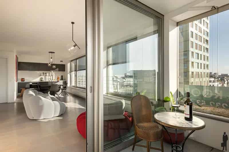 Appartement te huur Antwerpen Eilandje 71m²