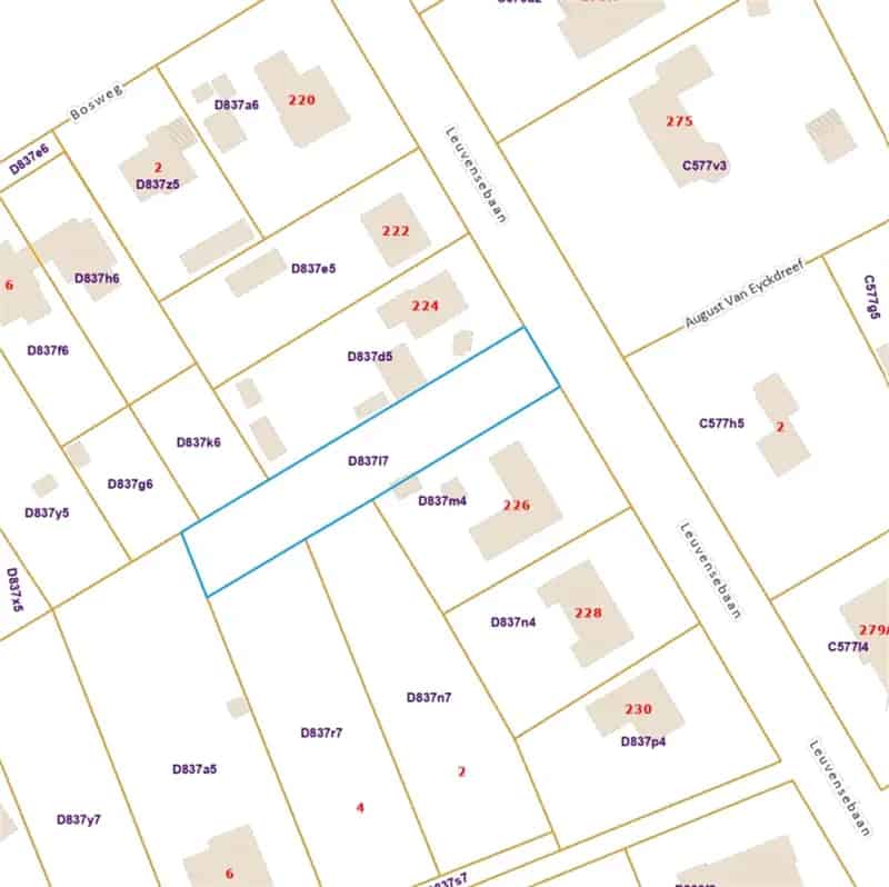 Grond te koop Putte 1140m2 Leuvensebaan