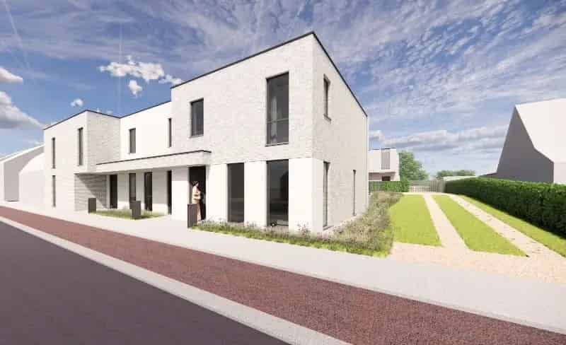 Bouwgrond Hooglede-Sleihage 1386m2 met Wei en Aparte Inrit
