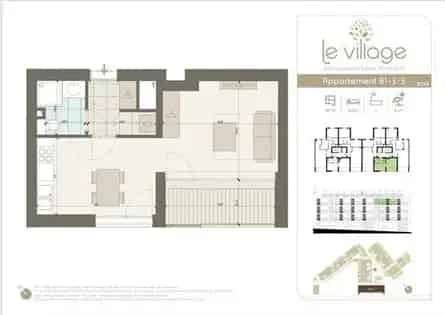 Gemeubileerd Studio te Huur Le Village Nabij Parc Astrid