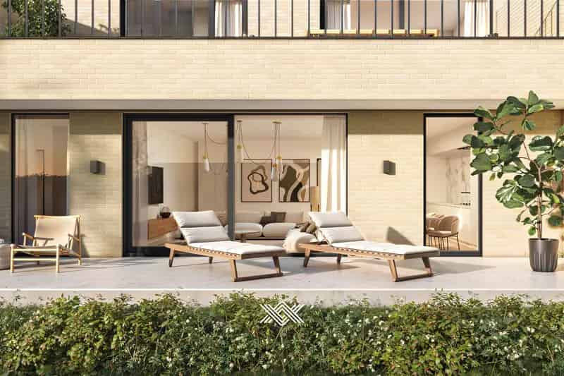 Penthouse 147m² met 60m² terrassen te Wondelgem