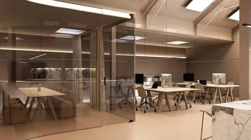 Casco Ruimte 135m² Gent Ham - Kantoor Studio Atelier