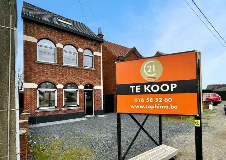 Huur huis met 3 slaapkamers en tuin nabij Leuven en Aarschot