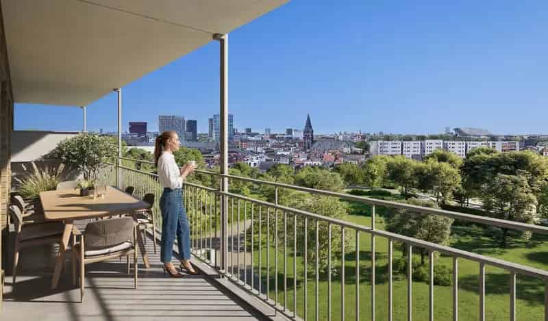 Energiezuinig Appartement te Koop Antwerpen 1 Slaapkamer Terras