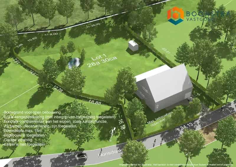 Bouwgrond 2830m² Tremelo Open Bebouwing