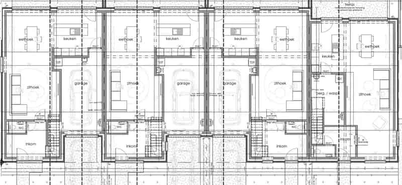 Nieuwbouw woning Roeselare 3 slaapkamers garage zuidtuin E30