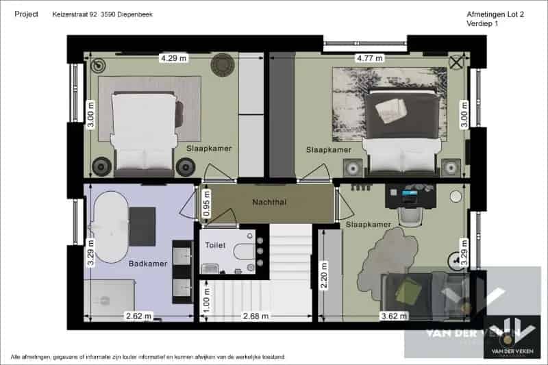 Centraal Gelegen Nieuwbouwwoning 3 Slaapkamers