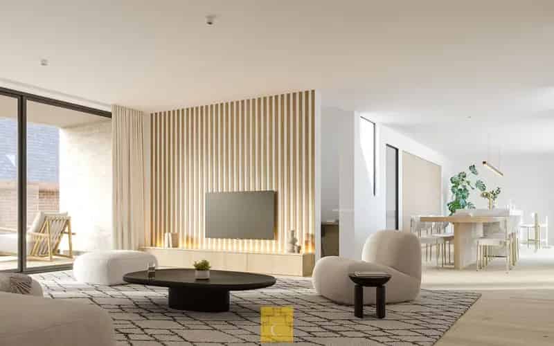 Nieuwbouw Penthouse Brugge 2 slaapkamers 60m2 terras