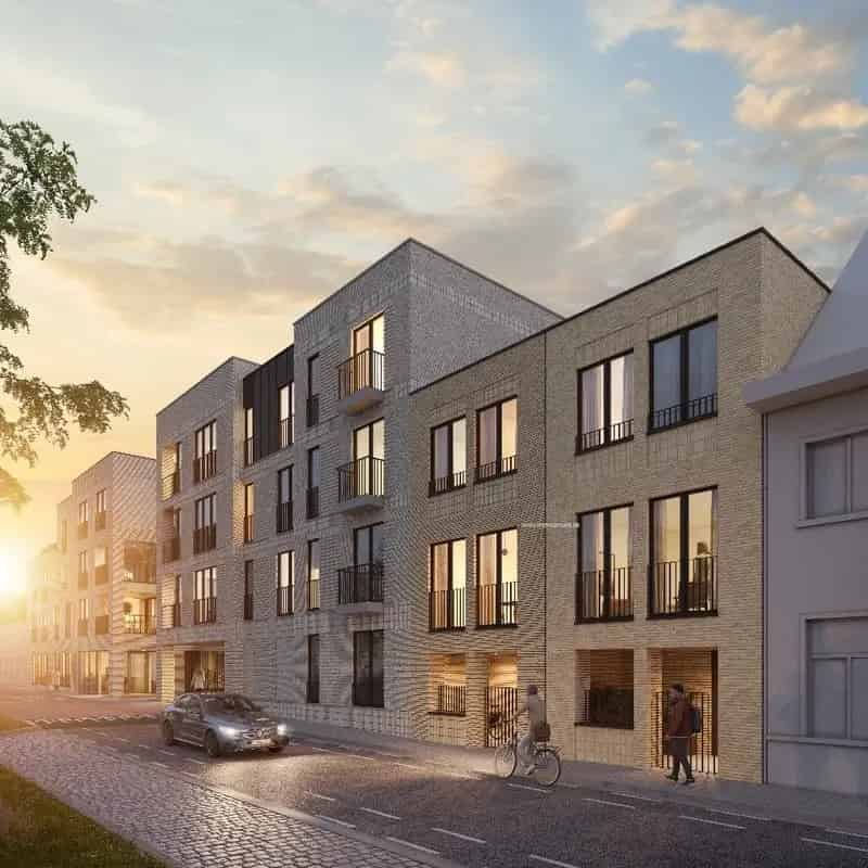 Nieuwbouw Appartement Kortrijk 2 slaapkamers Terras Geothermie