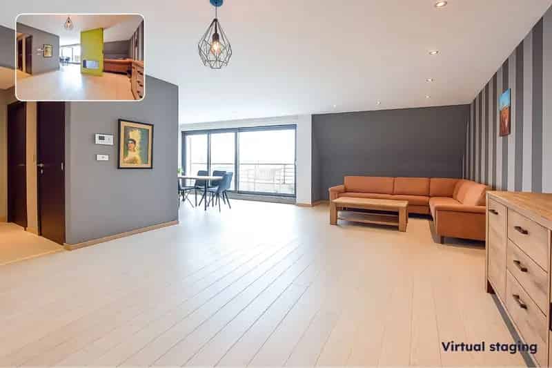 Penthouse te Koop Veurne 3 slaapkamers 2 badkamers