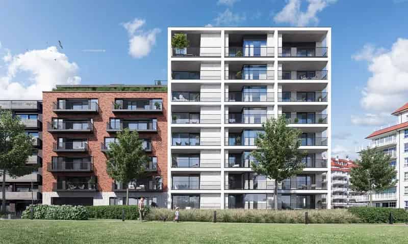 Nieuwbouw Appartement Blankenberge 1 Slaapkamer 61m²