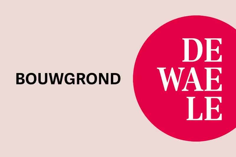 Bouwgrond Waregem 2850m² Open Bebouwing
