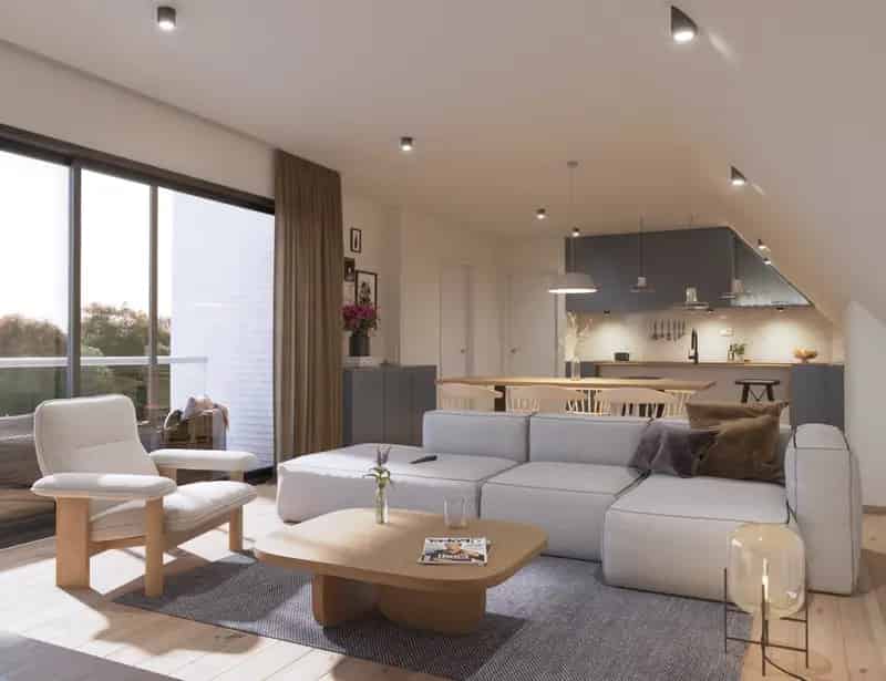 Nieuwbouw Dakappartement 2 slaapkamers Terras Gent