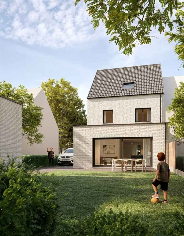 Koop huis nieuwbouw 3-gevel woning in een groen en rustig kader