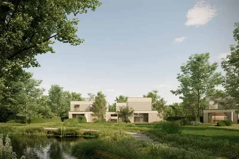 Huis te koop Hansbeke: Moderne villa in groene omgeving