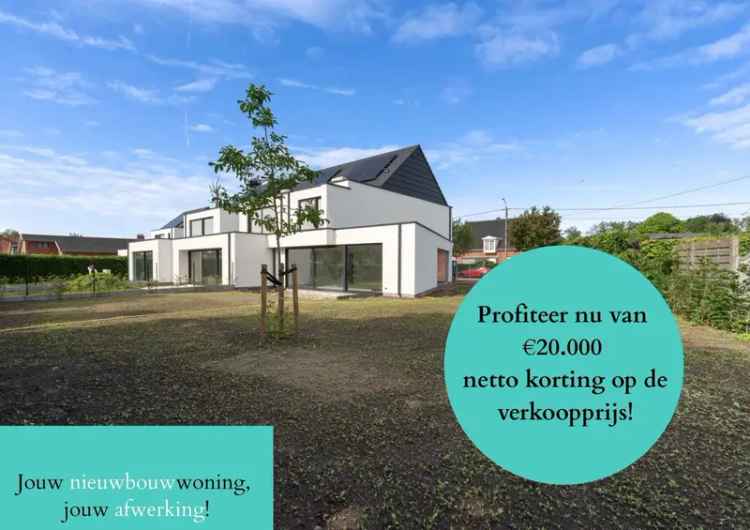 Ruime energieneutrale nieuwbouw 3 slaapkamers grote tuin
