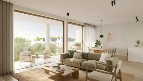 Modern wonen in stijl, omringd door groen en comfort