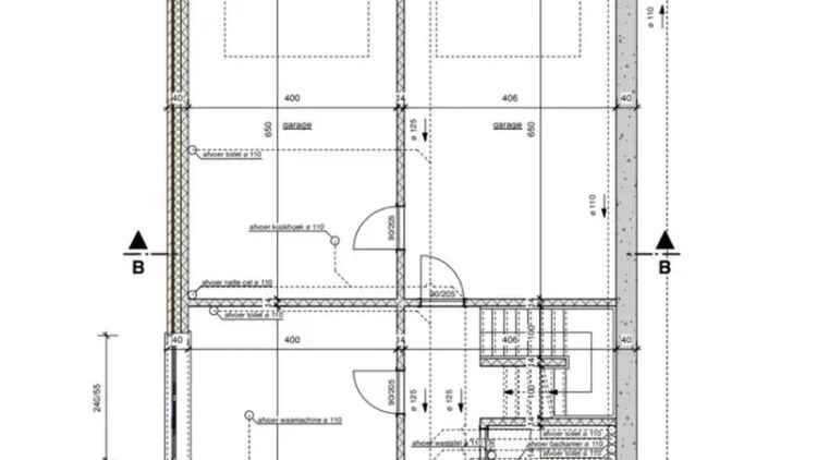 Bouwgrond van 728m² voor Open Bebouwing met vergunde plannen