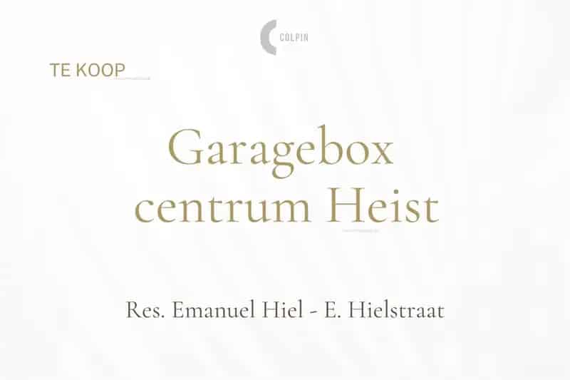 Garagebox te Koop Heist Centrum