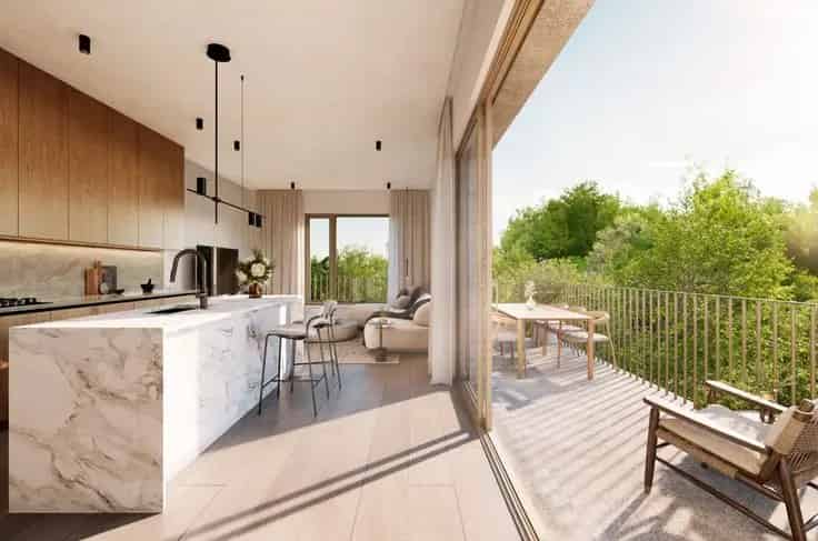 Appartement 3 slaapkamers Mechelen Zuid Boszicht Nieuwbouw